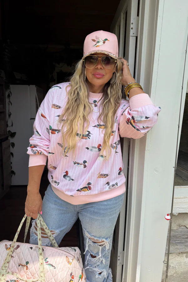 PREORDER- PINK DUCK PULLOVER