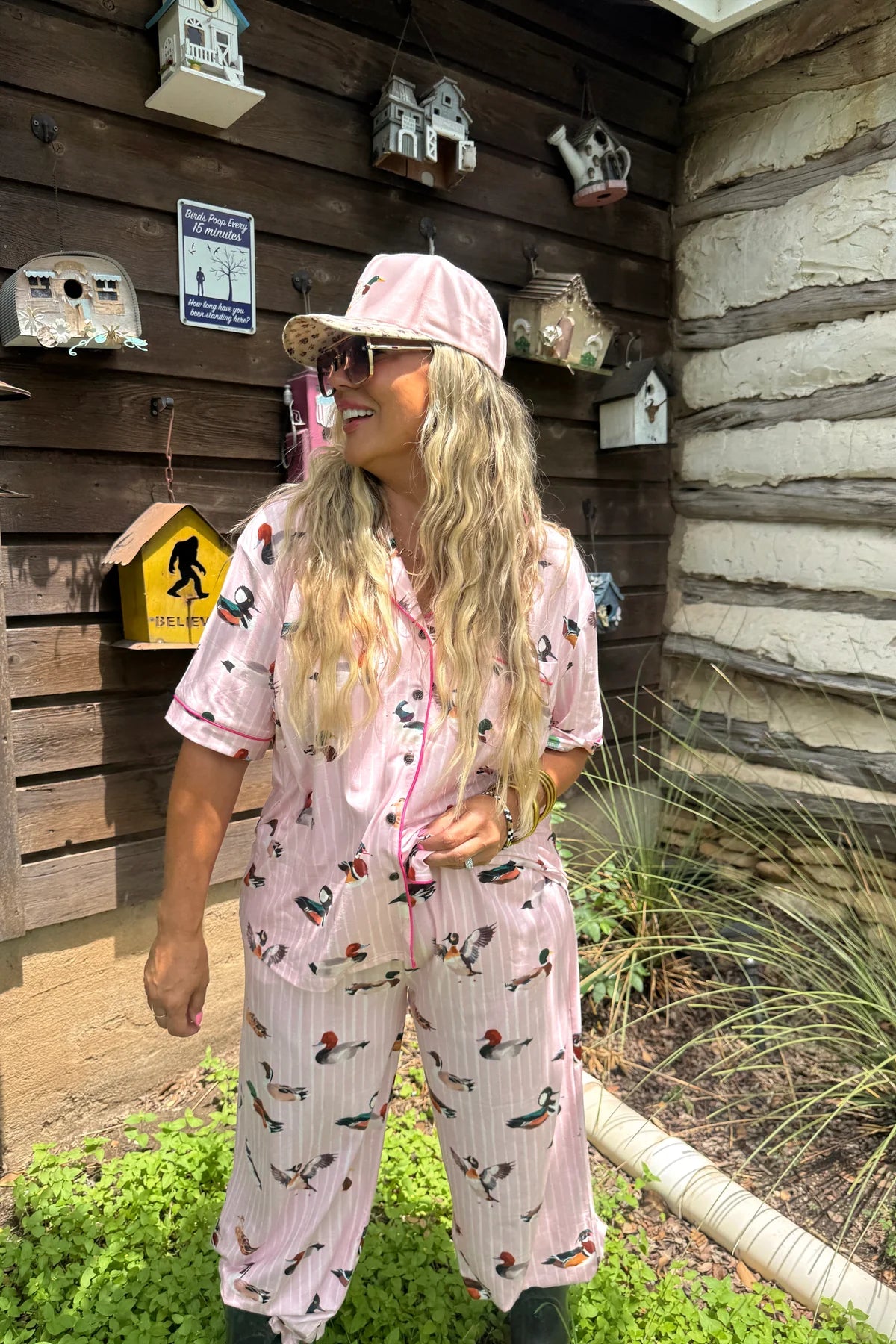 PREORDER- OUTDOOR GIRL LUXE PJ SET: DUCKS