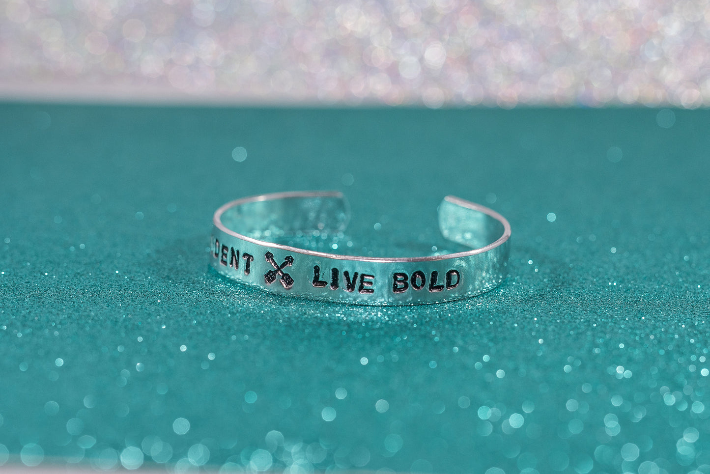 Live Confident, Live Bold Cuffs