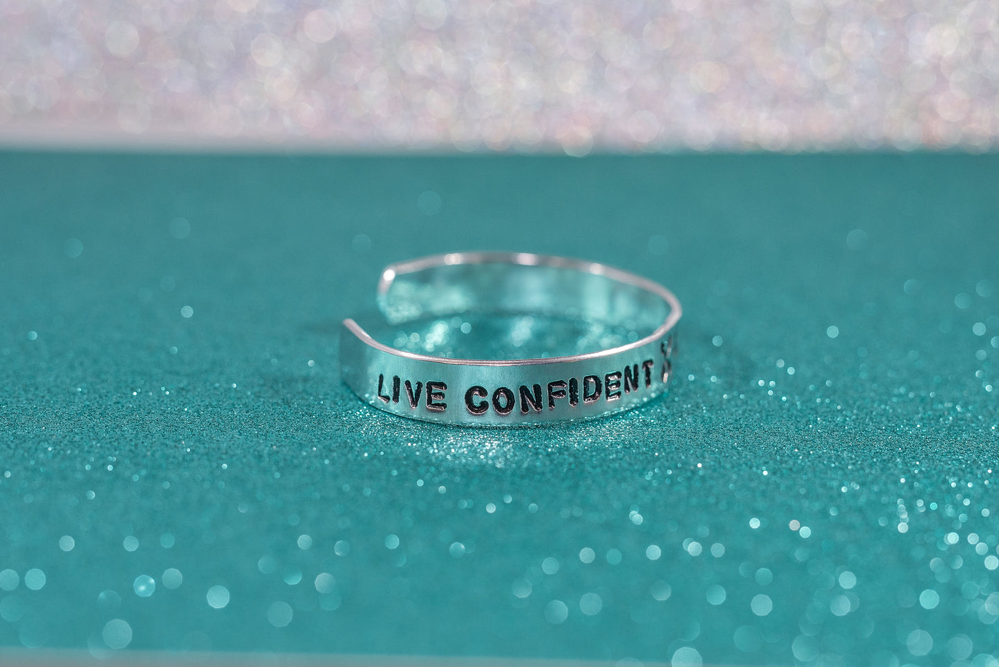 Live Confident, Live Bold Cuffs