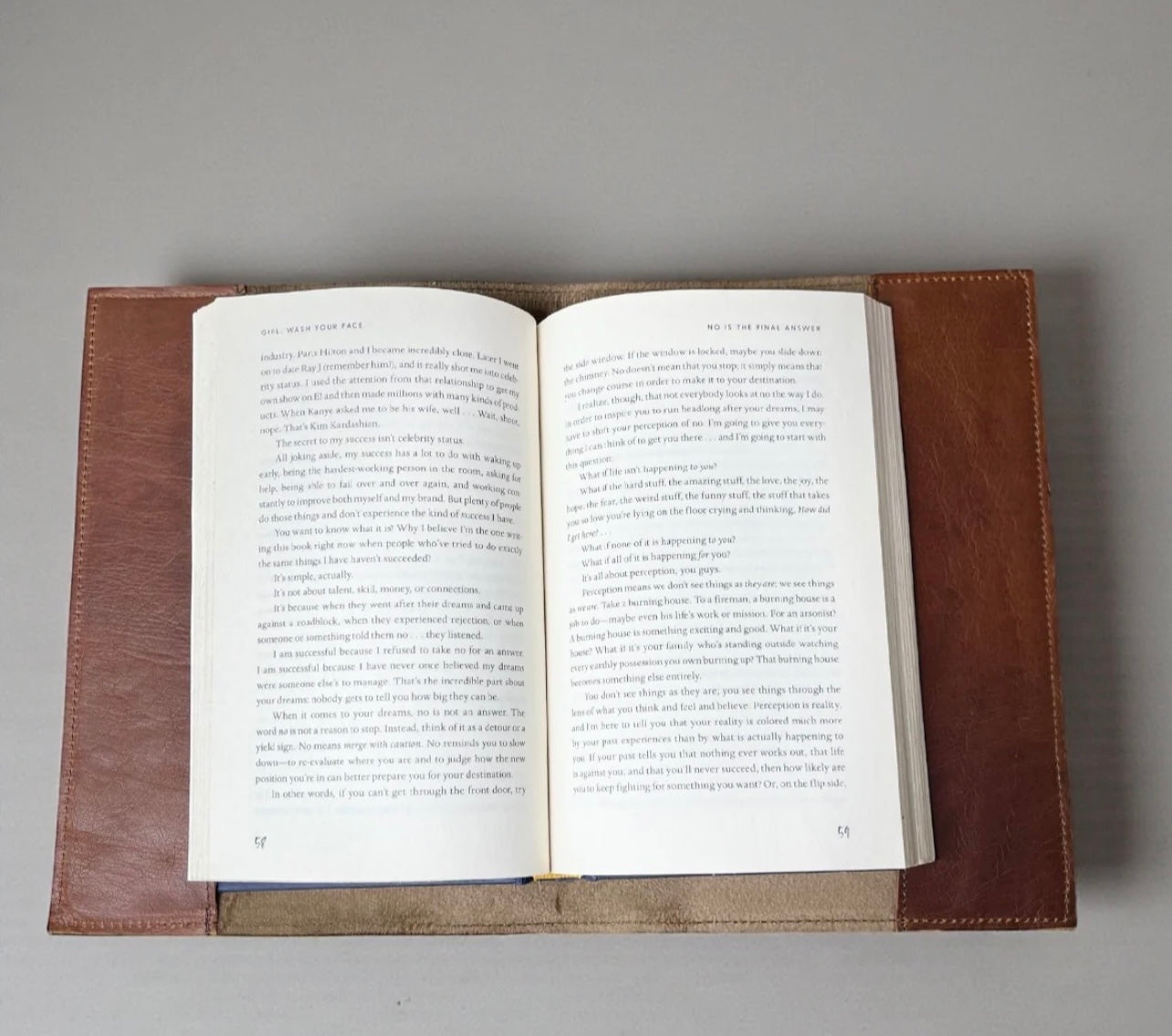QH Tooled Leather & Cowhide Bible Cover