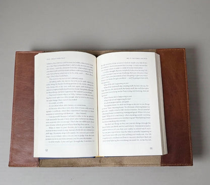 QH Tooled Leather & Cowhide Bible Cover