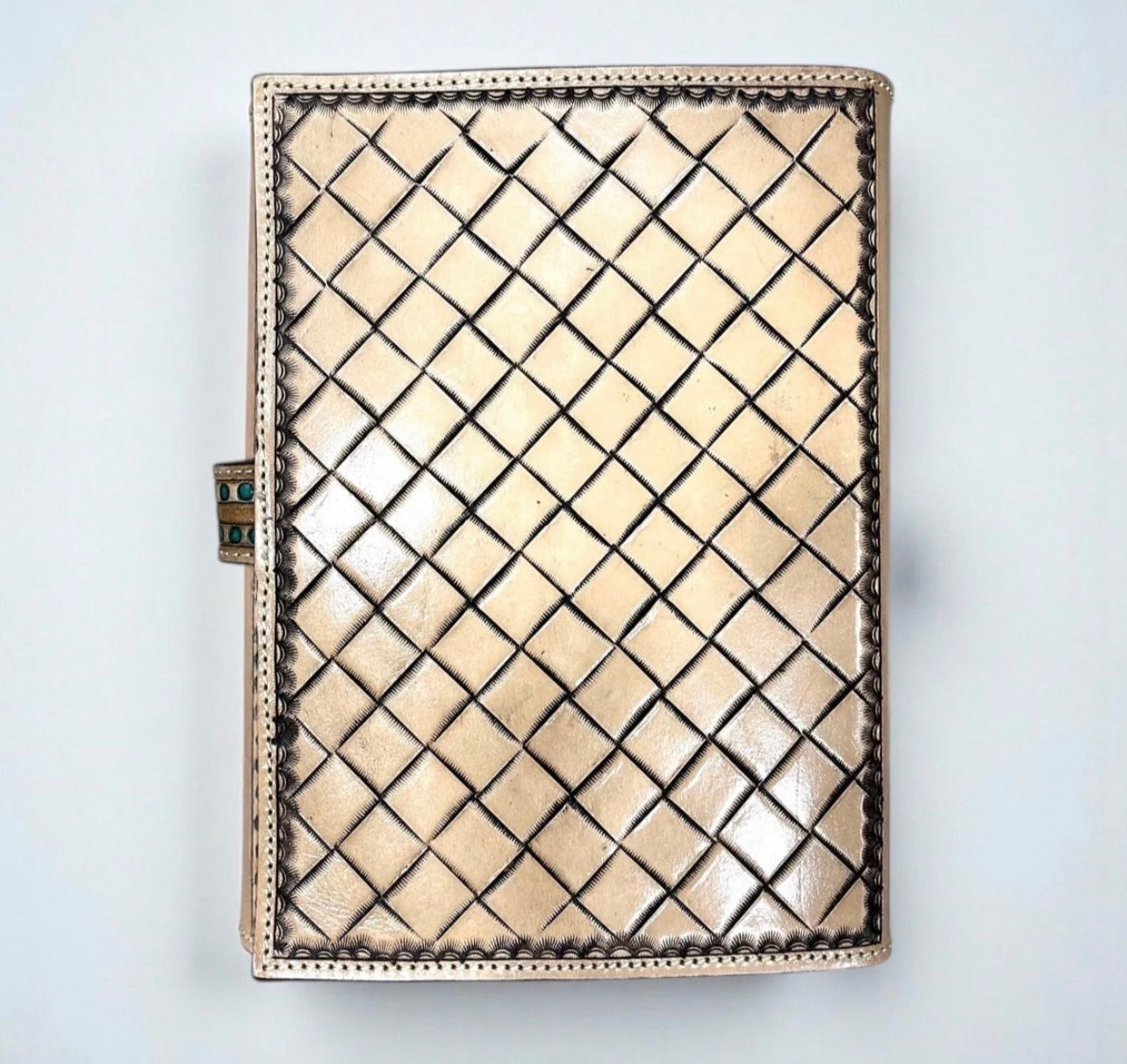 QH Tooled Leather & Cowhide Bible Cover