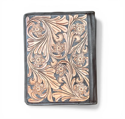 Tooled Leather & Cowhide Planner