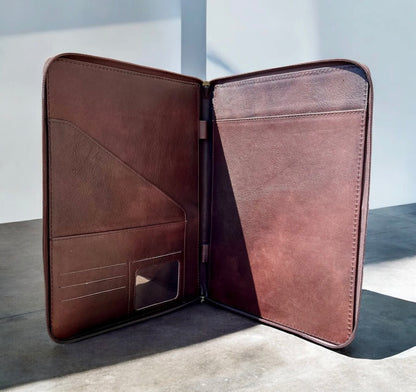 Checkerboard Tooled Leather Planner