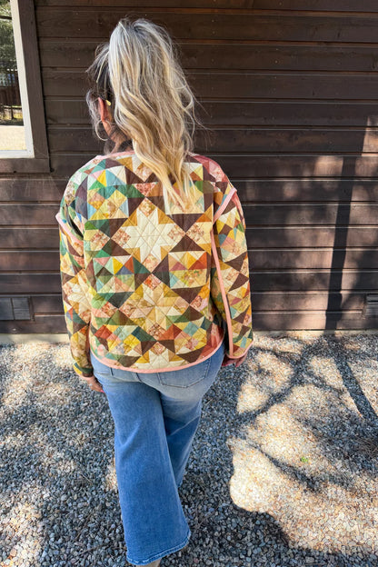 PREORDER- PATCHWORK QUILTED JACKET