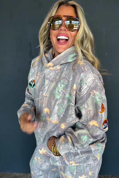 PREORDER- HIDDEN TRAIL CAMO HOODIE PULLOVER