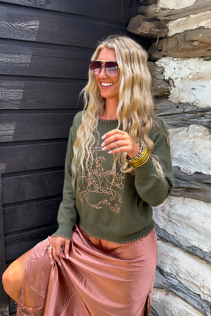 PREORDER- RODEO ROMANCE SWEATER