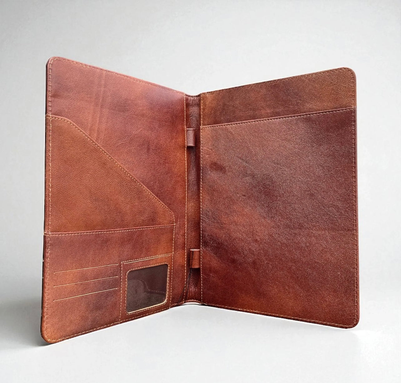 Bouquet Tooled Leather Folder