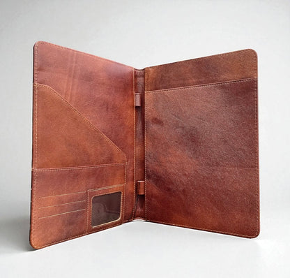 Bouquet Tooled Leather Folder