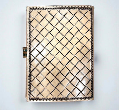 Horse Tooled Leather & Cowhide Bible Cover