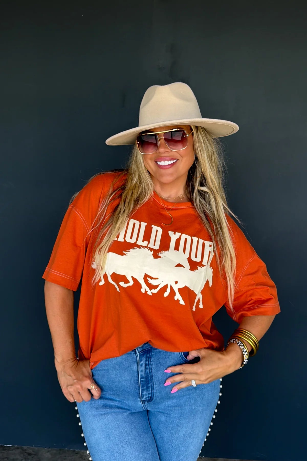 PREORDER- HOLD YOUR HORSES TEE